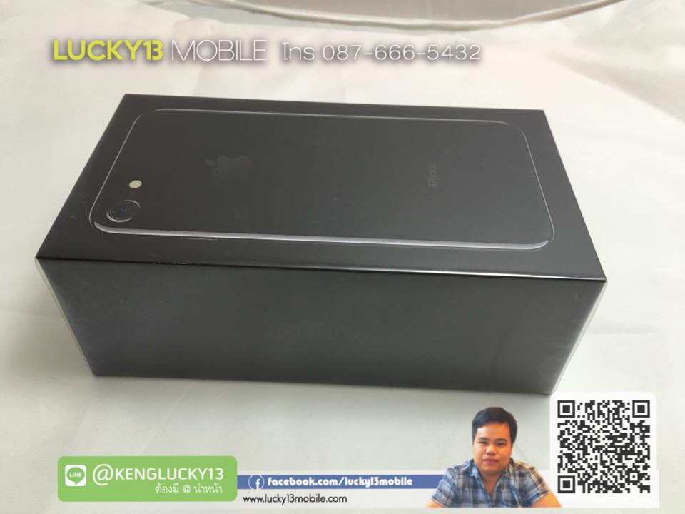 ขาย รับซื้อ IPHONE7 JET BLACK 128GB สีดำ เงา เครื่องศูนย์ไทย