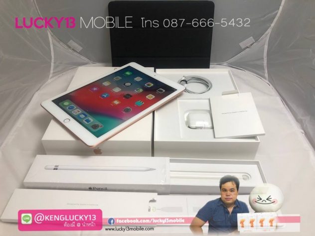 IPAD2018 32GB SIM สภาพโค่ดเทพ APPLECENCIL