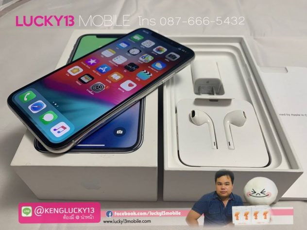iPhone X 256GB SILVER TH แท้ครบยกกล่อง สภาพดี