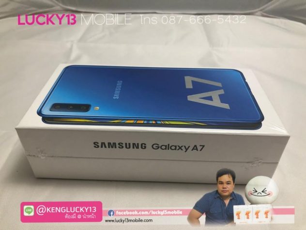 A7 2018 64GB BLUE TH มือ 1 ยังไม่แกะซีน ใหม่