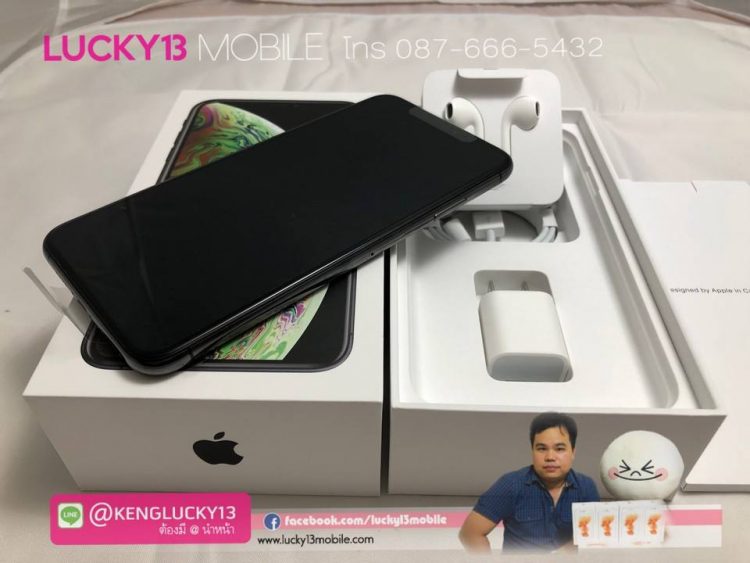 iPhone XSMAX 256GB SPACEGRAY TH มือ 1 ใหม่ แถมจาก รถ benz