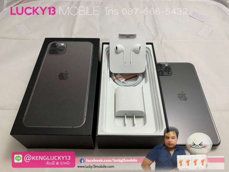iPhone 11PROMAX 64GB SPACEGRAY ศูนย์ไทย TH อปก ครบยกกล่อง