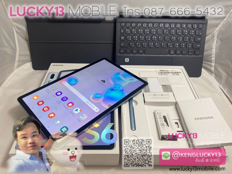 TAB-S6-128GB-WIFI-KEYBOARD-สภาพนางฟ้า-สวยกริ๊บ-มือสอง