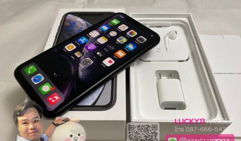 iPhone XR 64GB BLACK AIS มือสอง ใหม่มาก